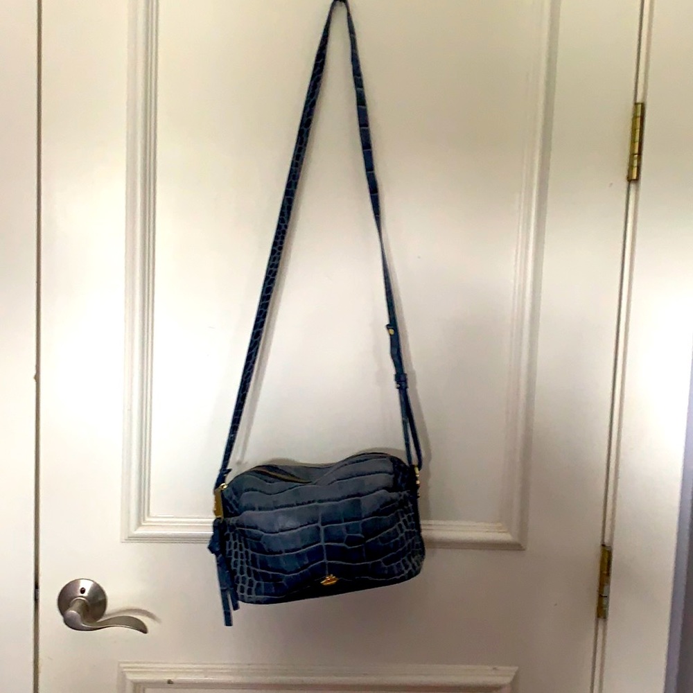 Brahmin leather crossbody purse